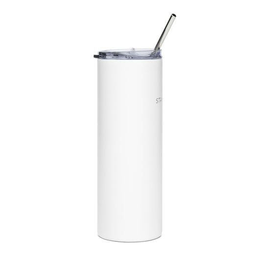 20oz Stainless Tumbler — Minimal 'Stay Hydrated' Insulated Travel Cup