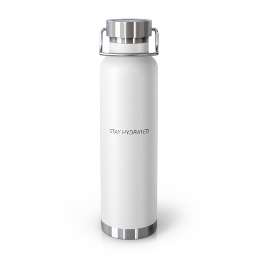22oz Copper Vacuum Insulated Bottle – Stay Hydrated Stainless Steel Water Bottle